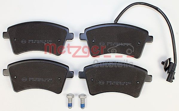 METZGER 1170776 GREENPARTS Bremsbelagsatz, Scheibenbremse